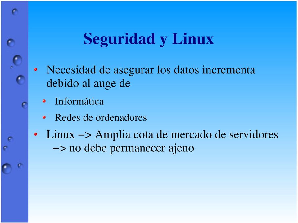 Informática Redes de ordenadores Linux >