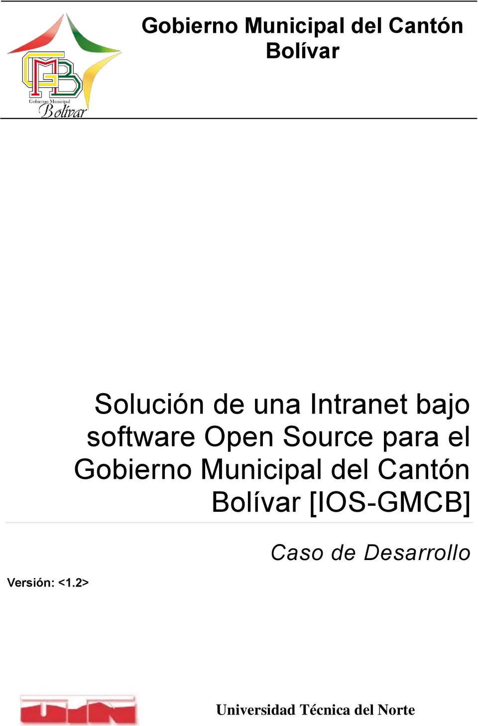 Source para el Gobierno Municipal del Cantón Bolívar