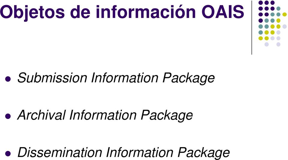 Archival Information Package