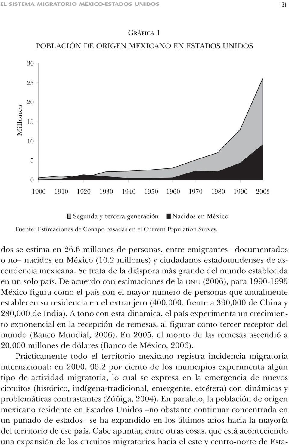 6 millones de personas, entre emigrantes documentados o no nacidos en México (10.2 millones) y ciudadanos estadounidenses de ascendencia mexicana.