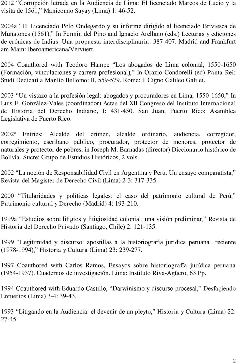 Una propuesta interdisciplinaria: 387-407. Madrid and Frankfurt am Main: Iberoamericana/Vervuert.