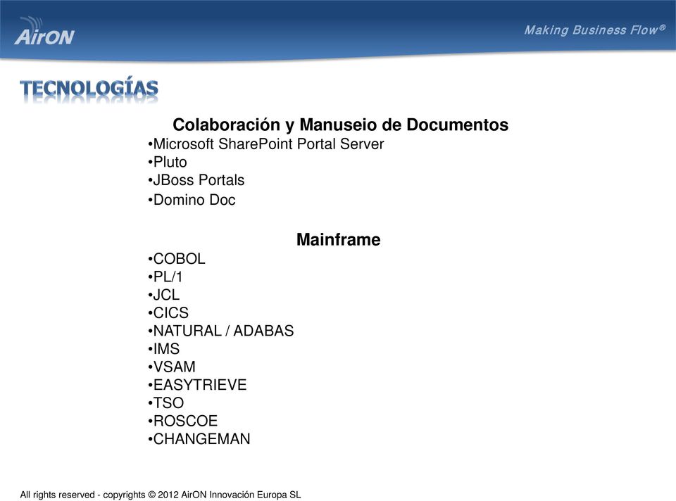 Domino Doc COBOL PL/1 JCL CICS NATURAL / ADABAS