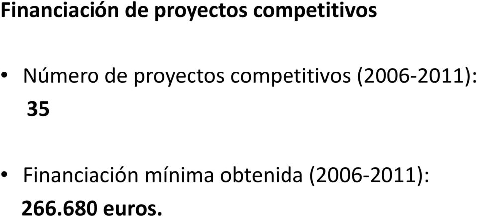 competitivos (2006 2011): 35