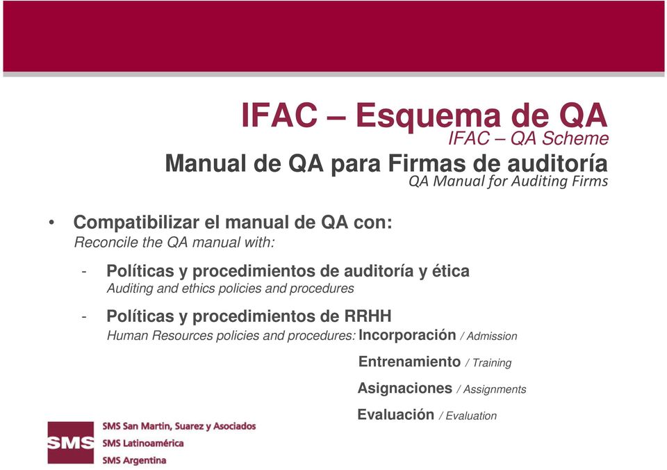 ética Auditing and ethics policies and procedures - Políticas y procedimientos de RRHH Human Resources