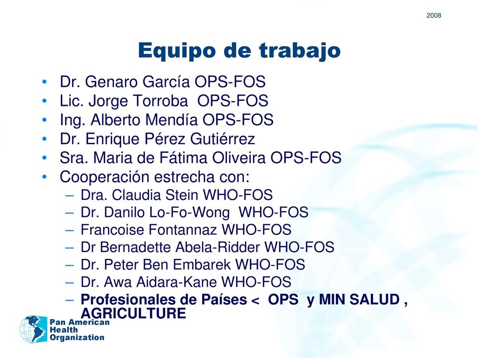 Claudia Stein WHO-FOS Dr.