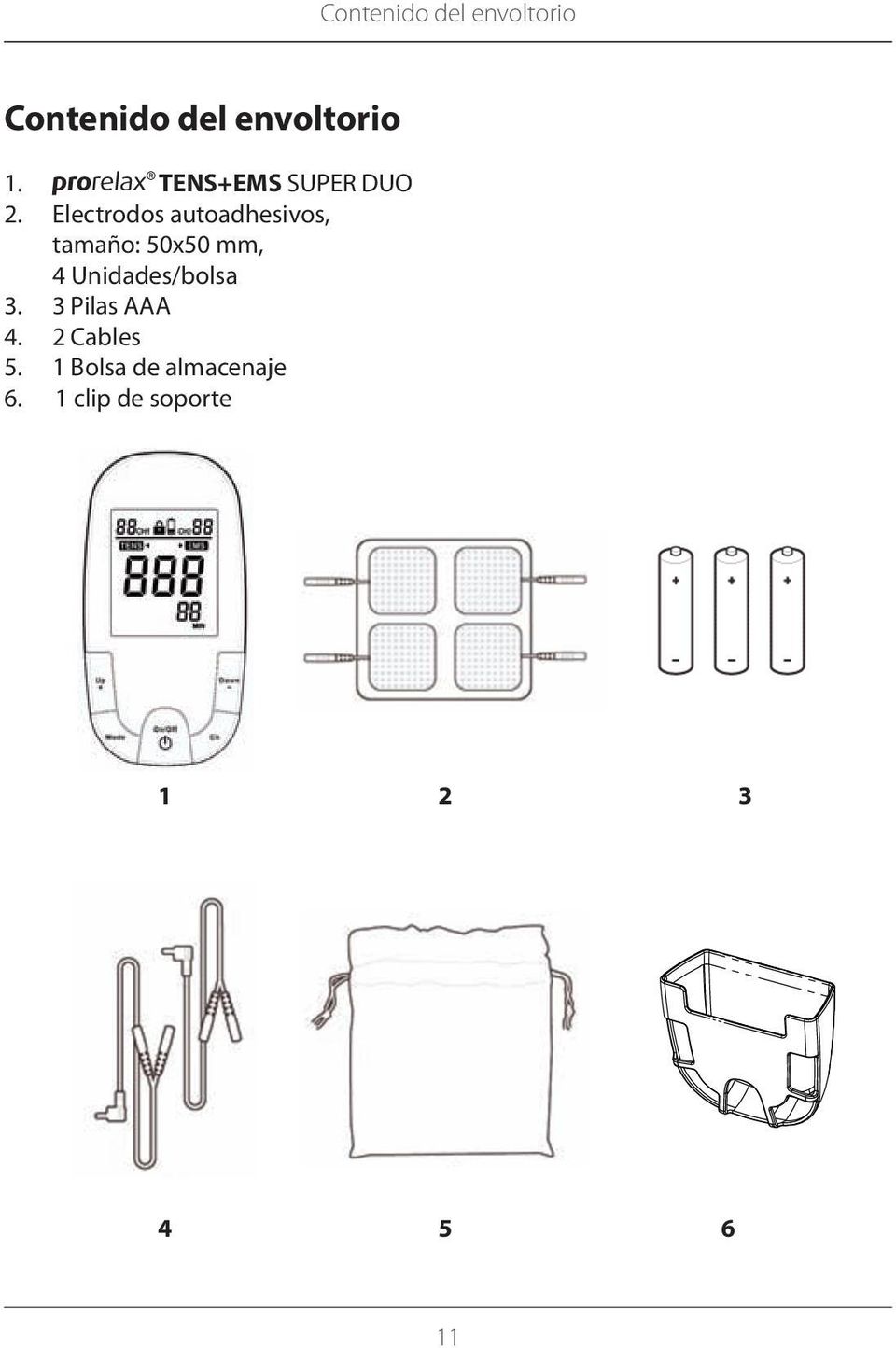 Electrodos autoadhesivos, tamaño: 50x50 mm, 4