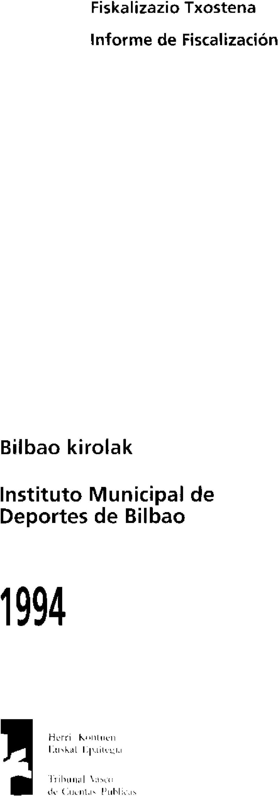Municipal de Deportes de Bilbao 1994 Herri