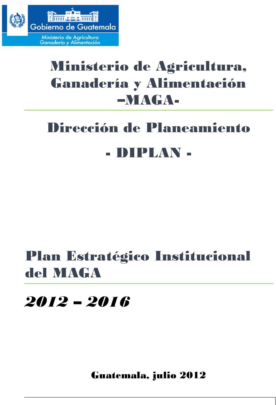 Planeamiento - DIPLAN - Plan