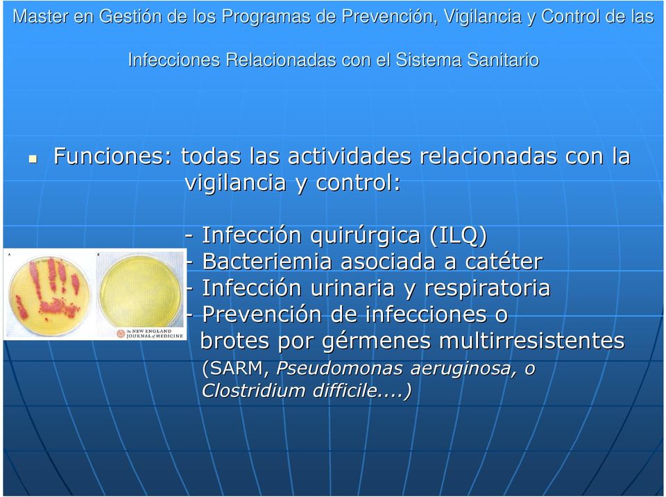 Infección n urinaria y respiratoria - Prevención n de infecciones o brotes por
