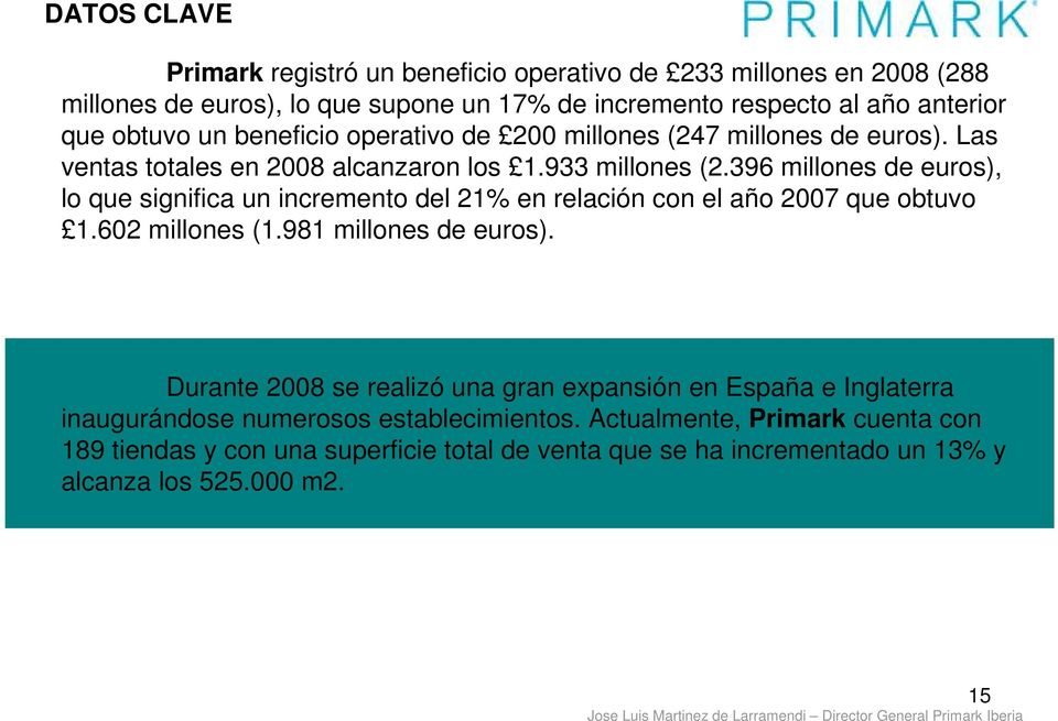 396 millones de euros), lo que significa un incremento del 21% en relación con el año 2007 que obtuvo 1.602 millones (1.981 millones de euros).