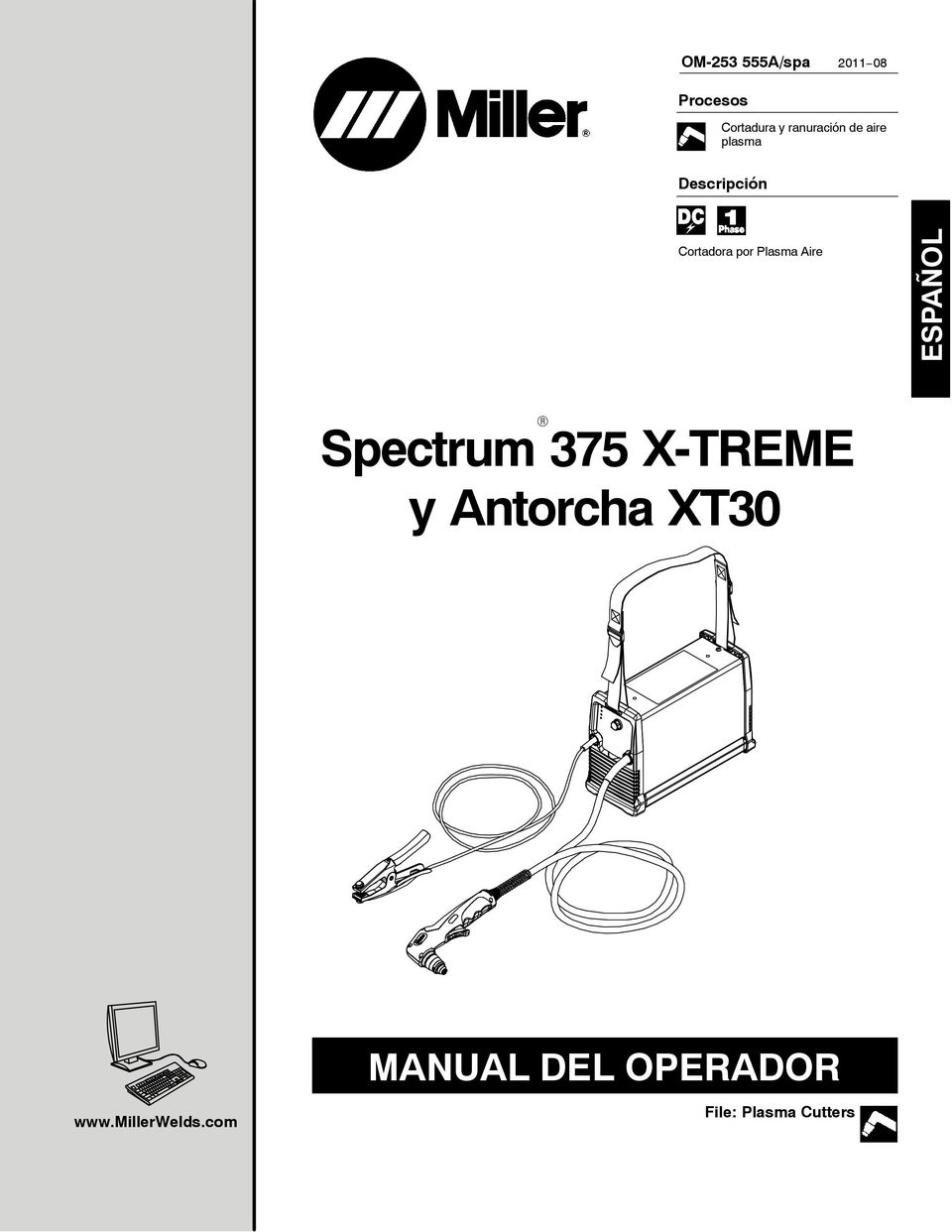 Plasma Aire ESPAÑOL Spectrum 375 X-TREME y Antorcha