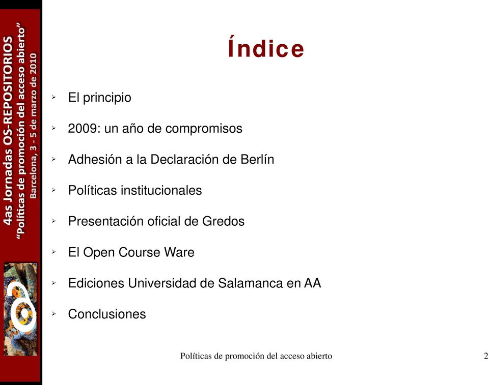 oficial de Gredos El Open Course Ware Ediciones Universidad de