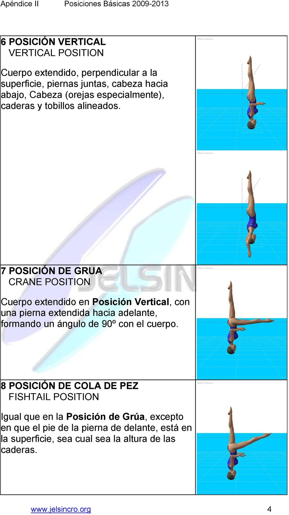 7 POSICIÓN DE GRUA CRANE POSITION Cuerpo extendido en Posición Vertical, con una pierna extendida hacia adelante, formando un ángulo de