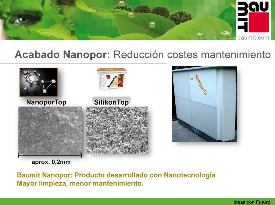 0,2mm Baumit Nanopor: Producto desarrollado