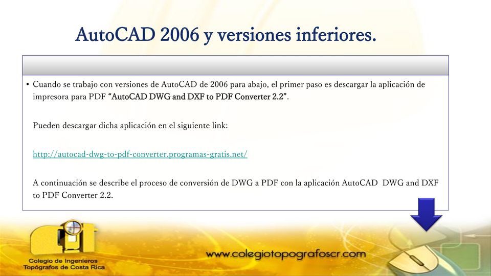 impresora para PDF AutoCAD DWG and DXF to PDF Converter 2.