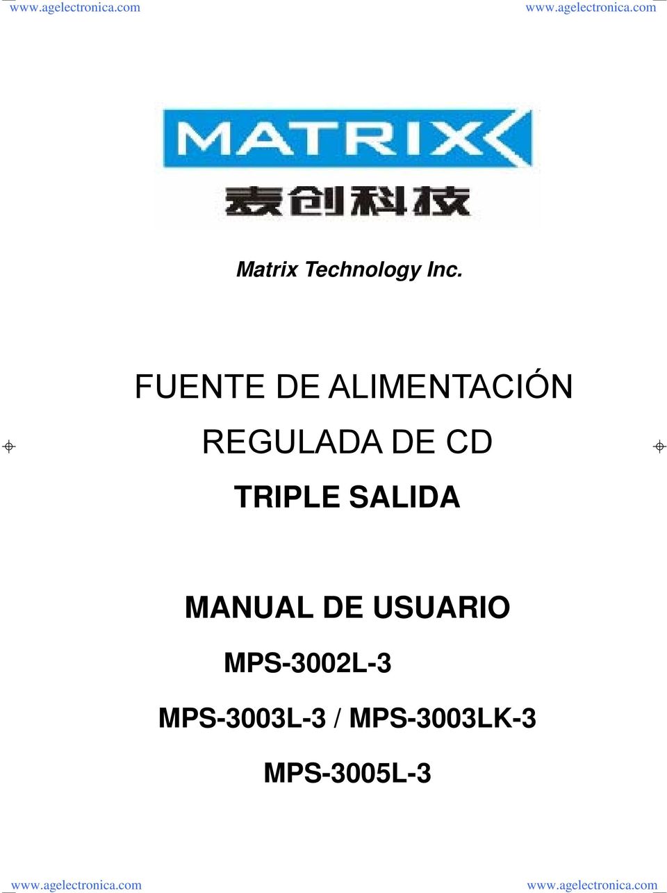 CD TRIPLE SALIDA MANUAL DE USUARIO