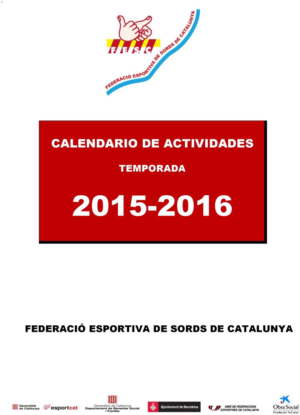 2015-2016 FEDERACIÓ