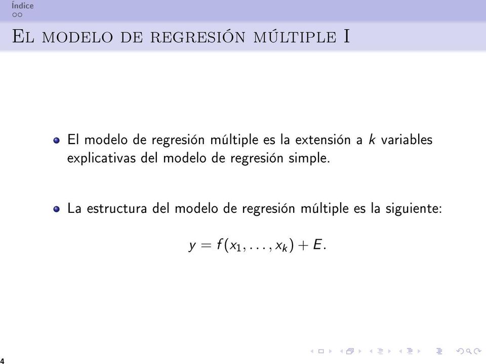 modelo de regresión simple.