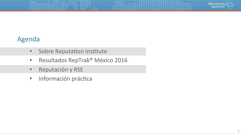 RepTrak México 2016
