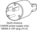 CAB-AC-2800W-6-20 para Estados Unidos, no bloqueante, conector NEMA 6-20 Catalyst 4500 PWR-C45-2800ACV Fuente de alimentación de CA de 2800W con alimentación en línea CAB-AC-2800W-6-20 Cable NEMA no