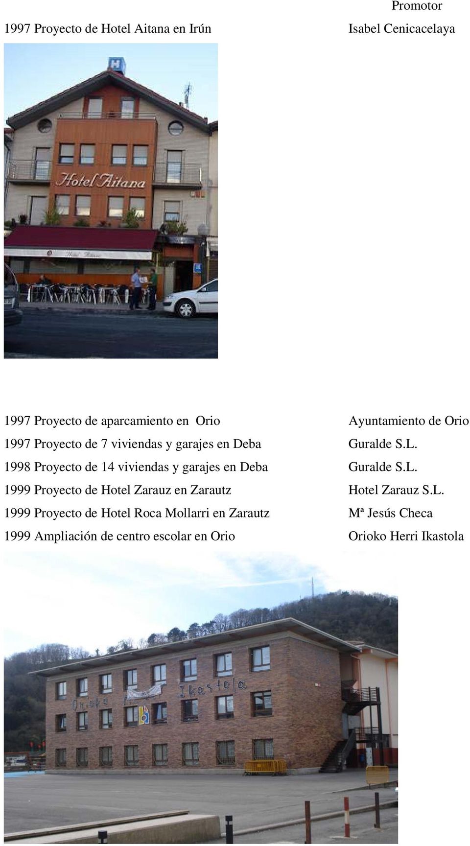 1998 Proyecto de 14 viviendas y garajes en Deba Guralde S.L.