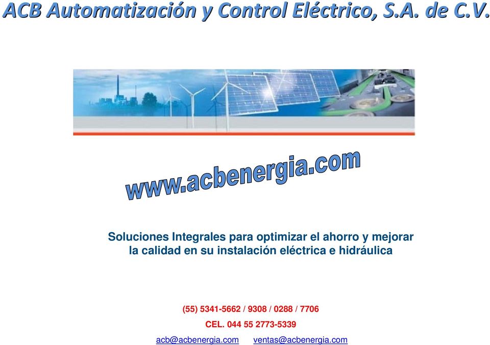 calidad en su instalación eléctrica e hidráulica (55) 5341-5662