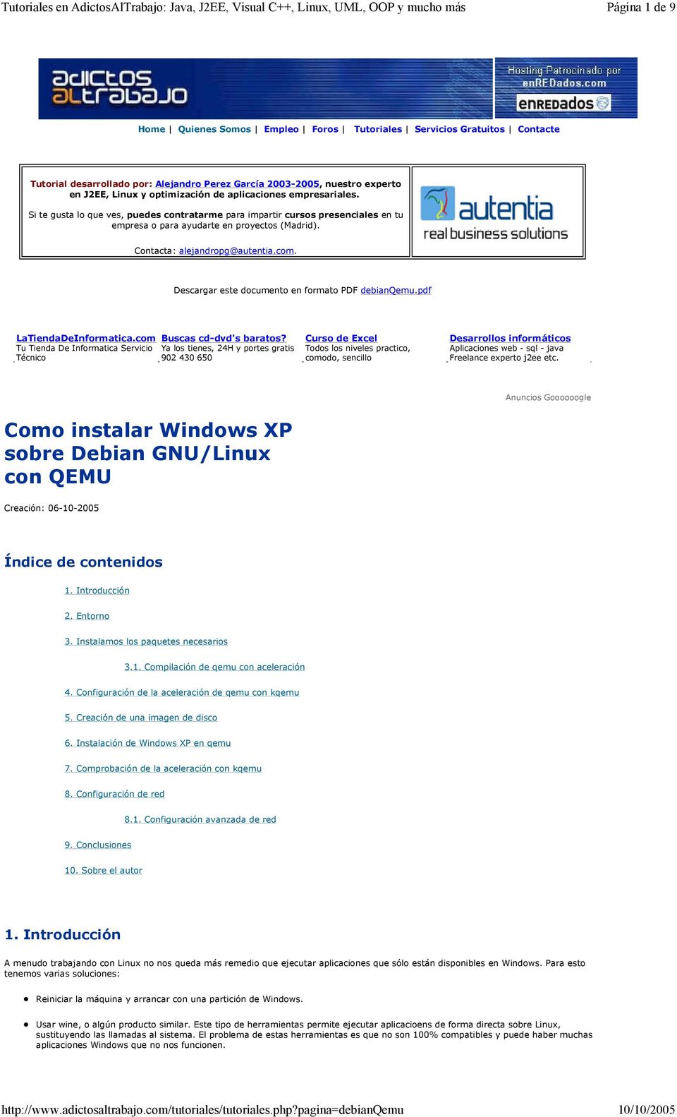 Descargar este documento en formato PDF debianqemu.pdf LaTiendaDeInformatica.com Tu Tienda De Informatica Servicio Técnico Buscas cd-dvd's baratos?