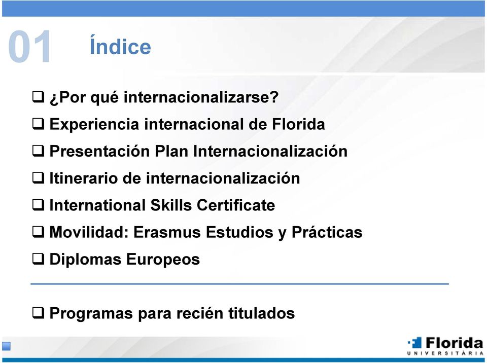 de internacionalización International Skills Certificate
