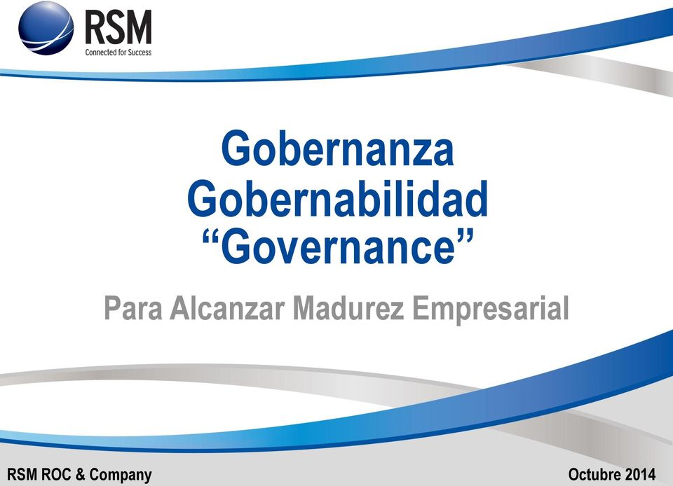 Madurez Empresarial RSM