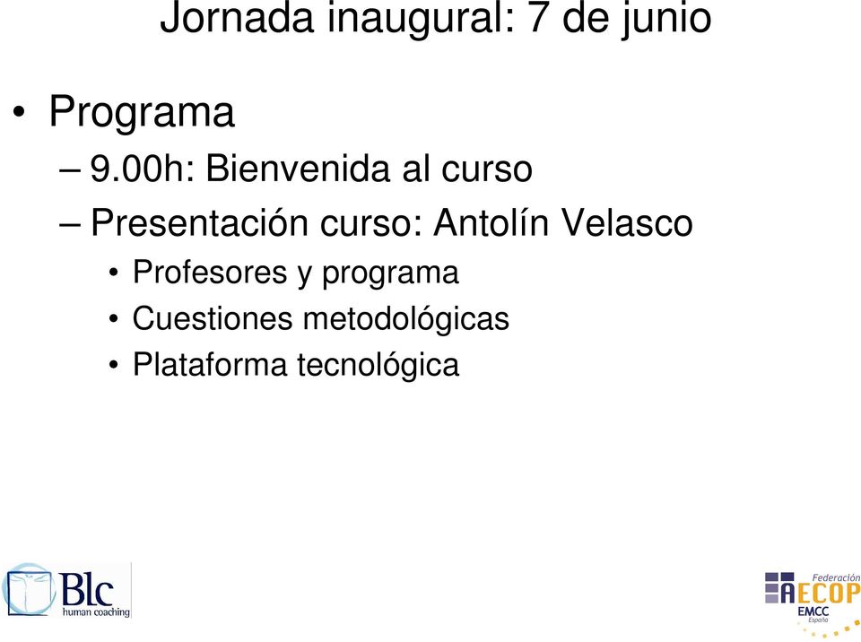 curso: Antolín Velasco Profesores y