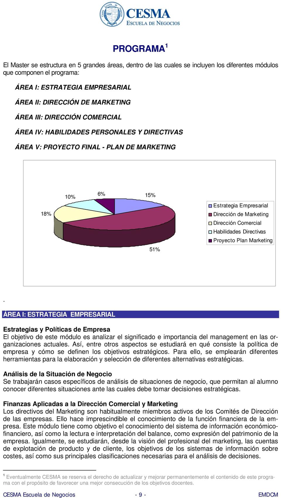 Comercial Habilidades Directivas Proyecto Plan Marketing.