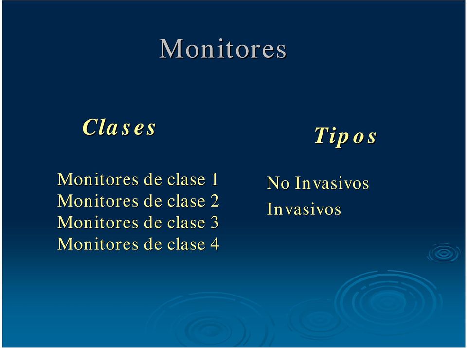 Monitores de clase 3 Monitores
