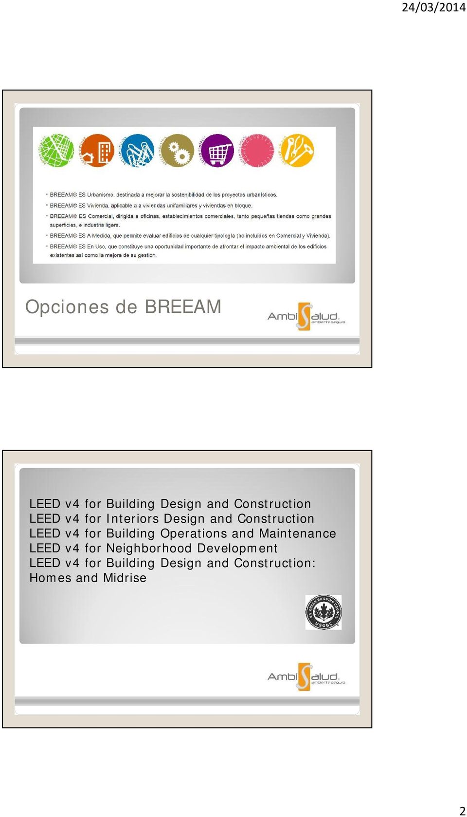 Building Operations and Maintenance LEED v4 for Neighborhood