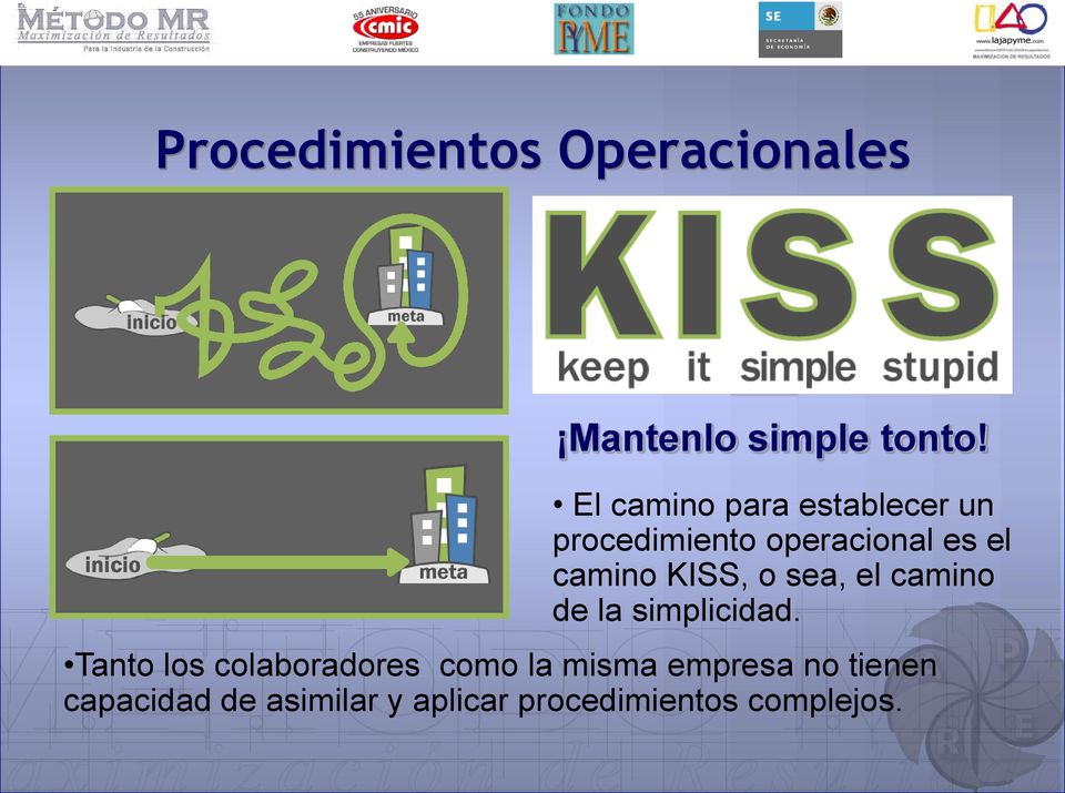 KISS, o sea, el camino de la simplicidad.