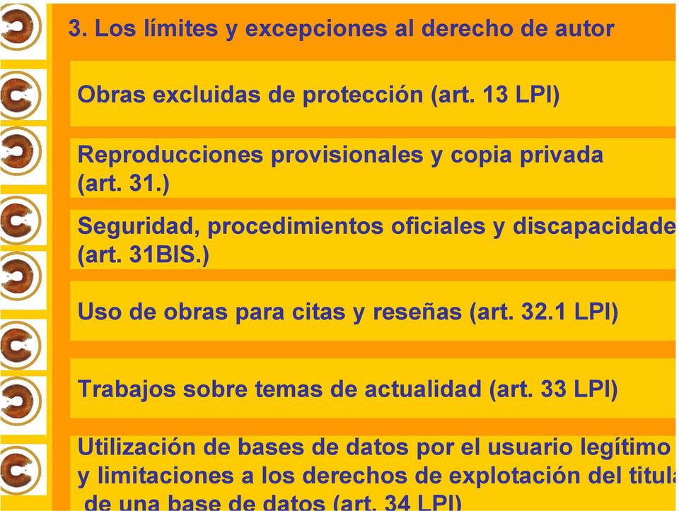 ) Seguridad, procedimientos oficiales y discapacidade (art. 31BIS.