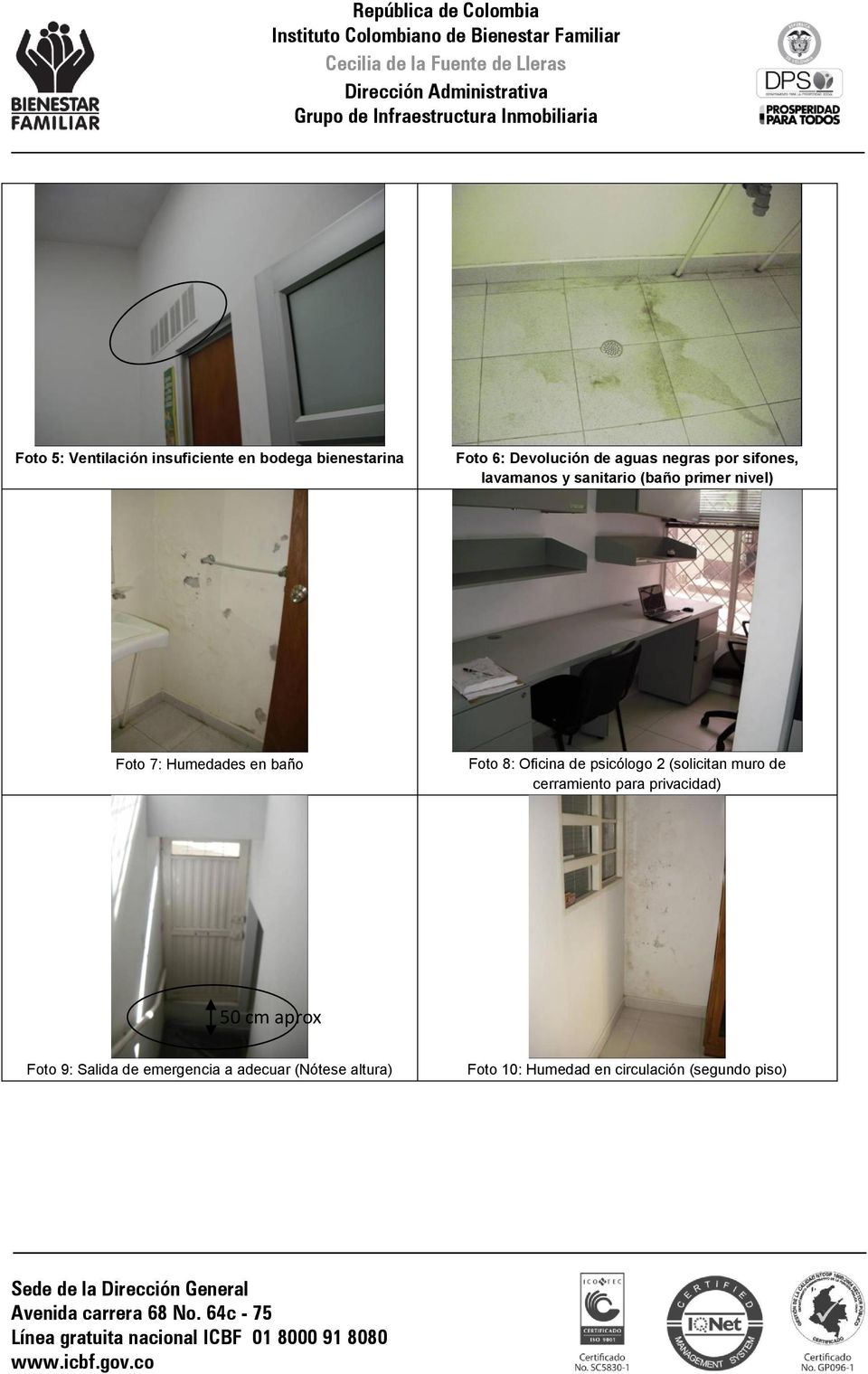 Oficina de psicólogo 2 (solicitan muro de cerramiento para privacidad) 50 cm aprox Foto 9: