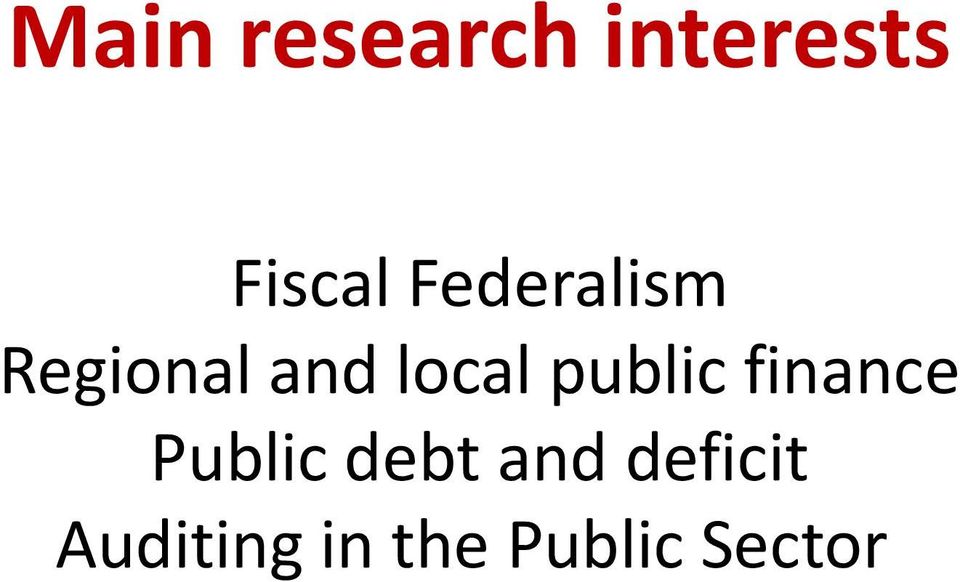 public finance Public debt and