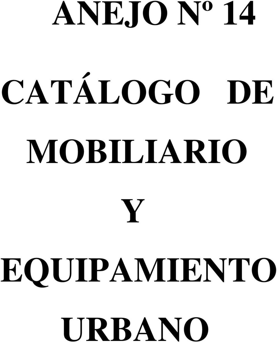 MOBILIARIO Y
