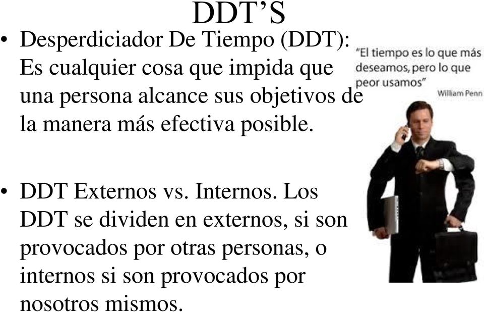 DDT Externos vs. Internos.