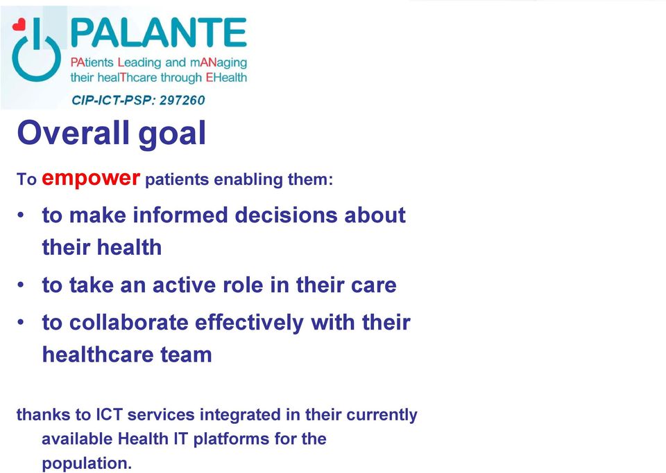 collaborate effectively with their healthcare team thanks to ICT