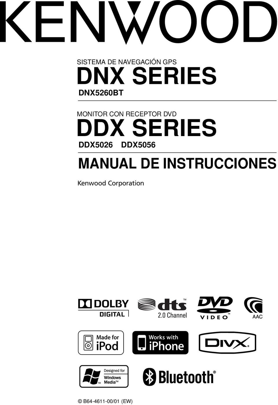 RECEPTOR DVD DDX SERIES DDX5026