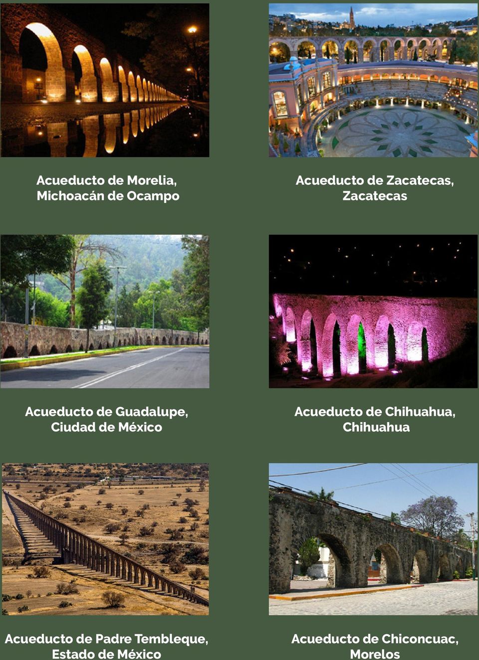 México Acueducto de Chihuahua, Chihuahua Acueducto de