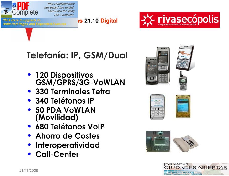 Teléfonos IP 50 PDA VoWLAN (Movilidad) 680