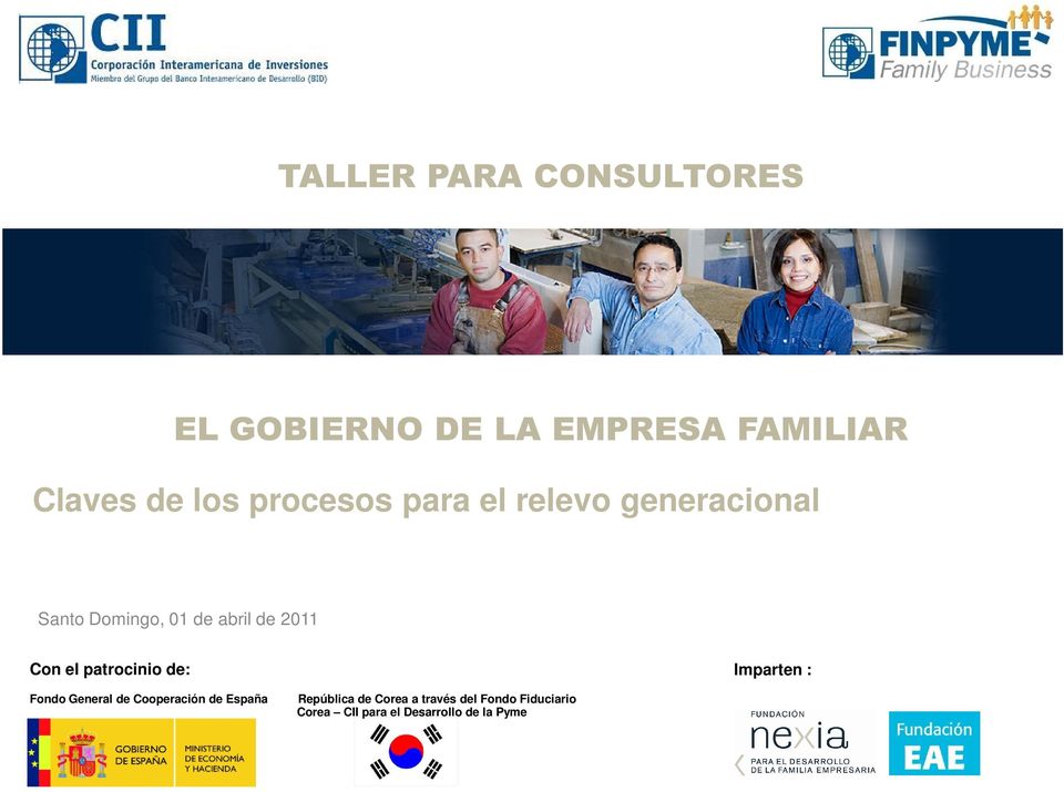 Cooperación de España República de Corea a través del Fondo Fiduciario Corea CII para el Desarrollo de