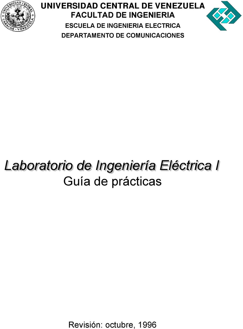 INGENIERIA ELECTRICA DEPARTAMENTO DE