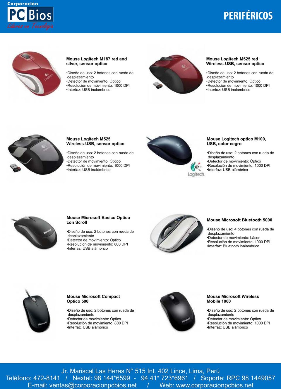 Resolución de movimiento: 800 DPI Mouse Microsoft Bluetooth 5000 Diseño de uso: 4 botones con rueda de Interfaz: