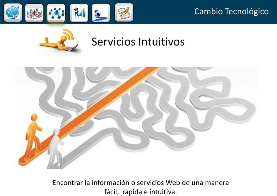 información o servicios Web de