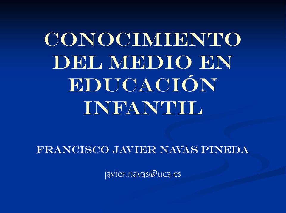 Francisco Javier Navas
