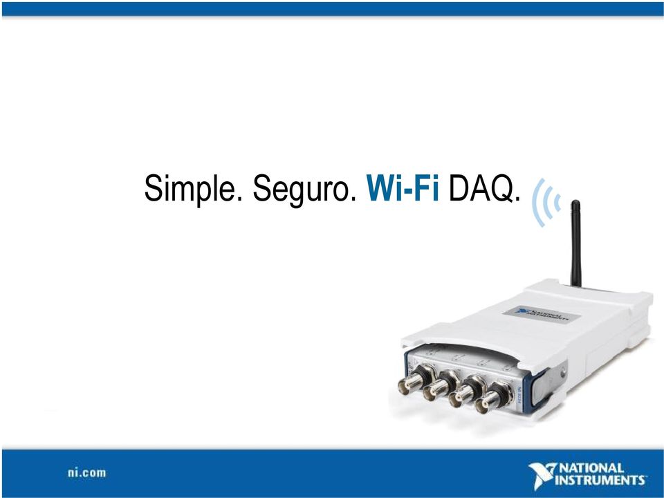 Wi-Fi DAQ.