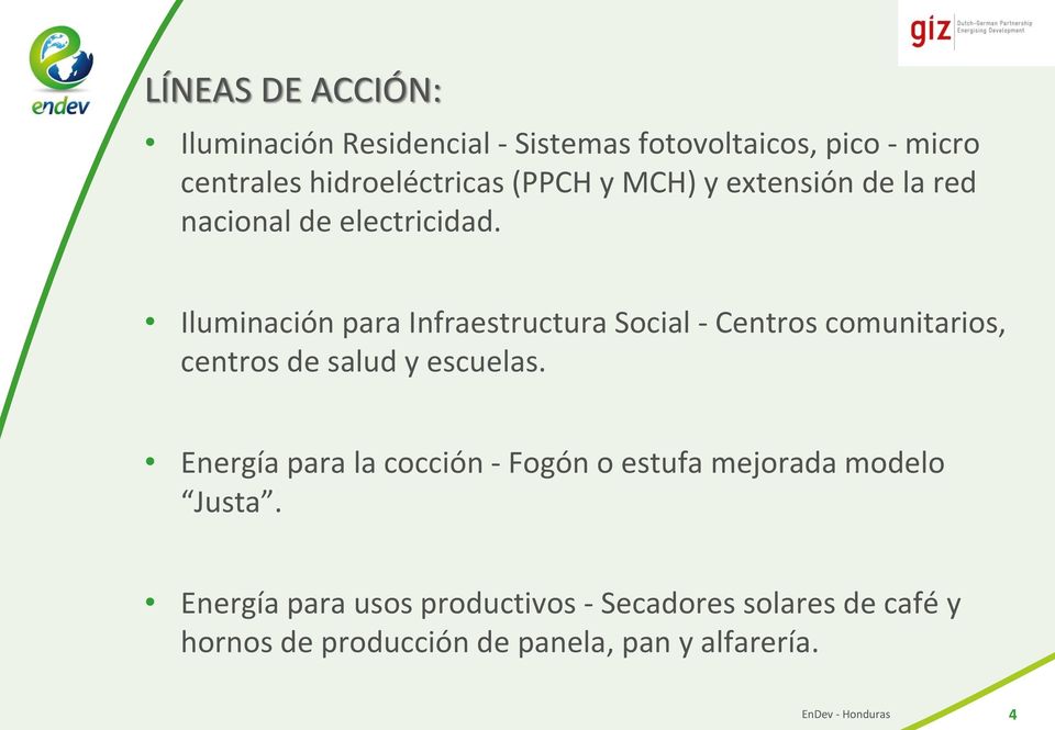 Iluminación para Infraestructura Social - Centros comunitarios, centros de salud y escuelas.